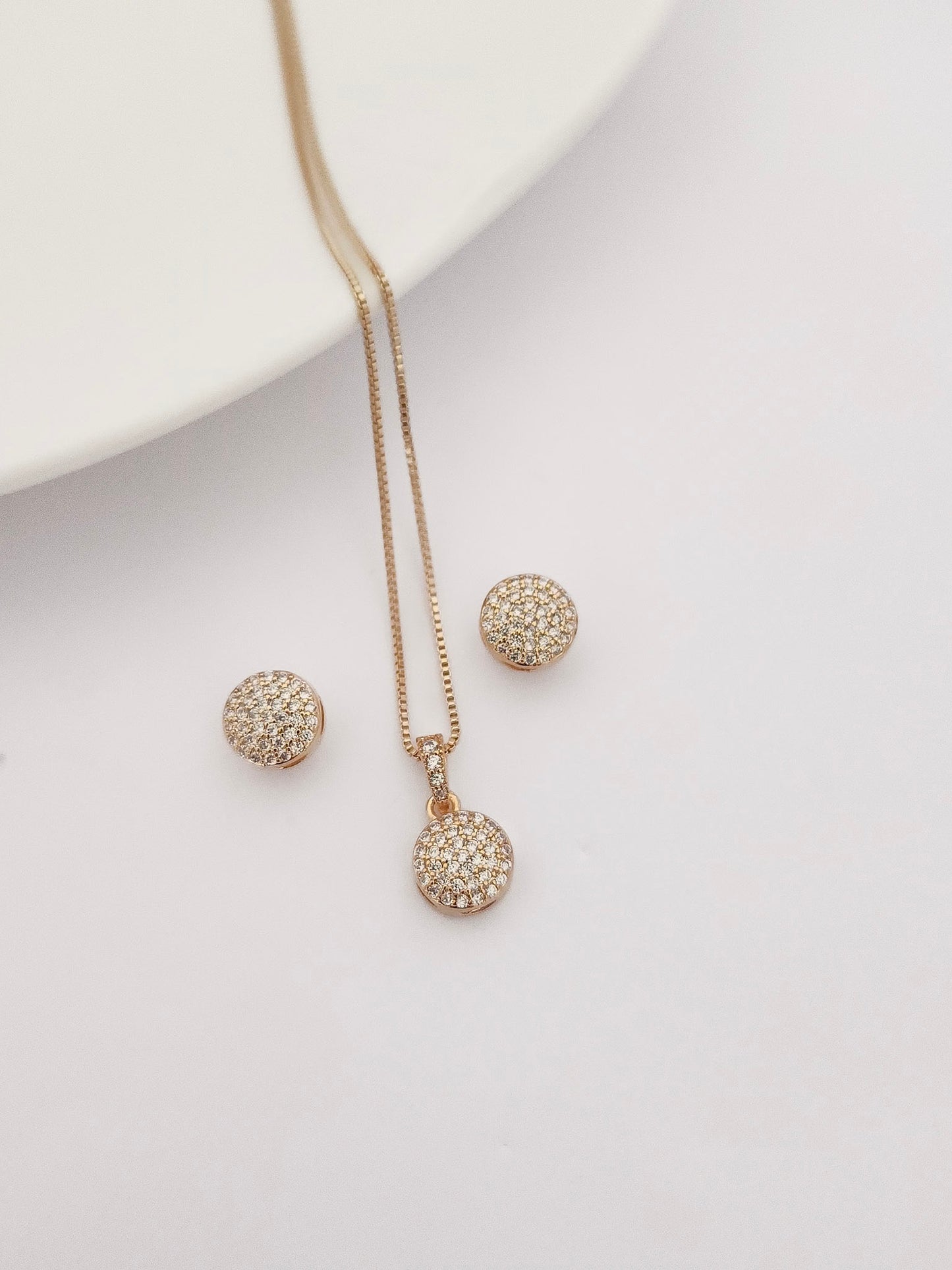 CONJUNTO MEIA ESFERA CRAVEJADO