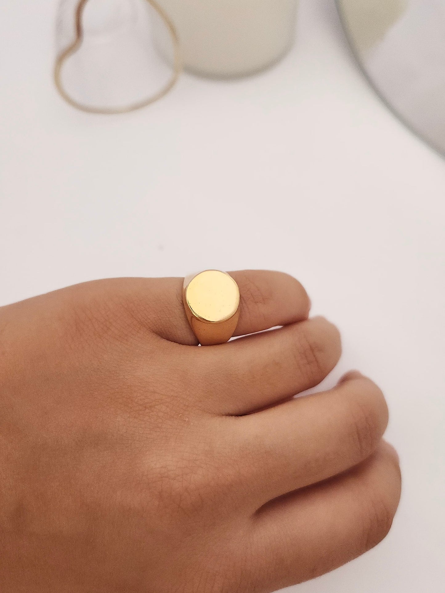 ANEL MINDINHO CHAPA REDONDO